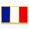 Pin's Drapeau Français Doré