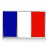 Pin's Drapeau Français Argenté